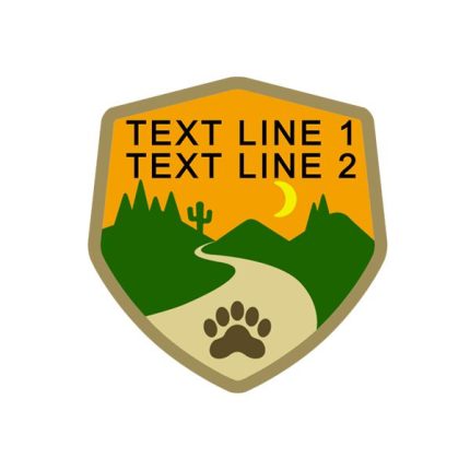 BEAR PAW TRAIL CAMPING PATCH