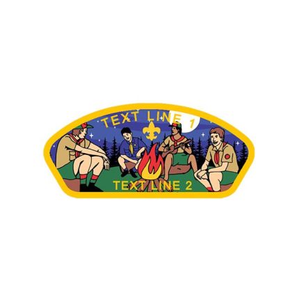 CAMPFIRE GROUP SINGING CAMPING PATCH