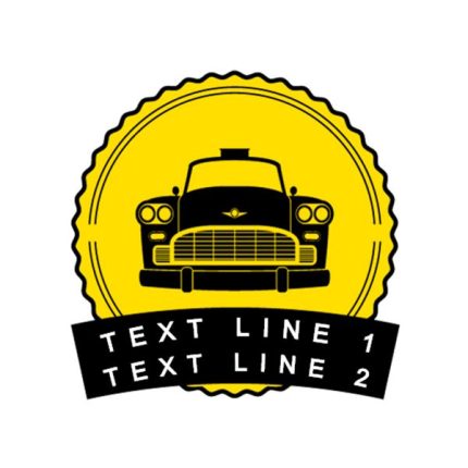 Two Tone Taxi Front View Patch