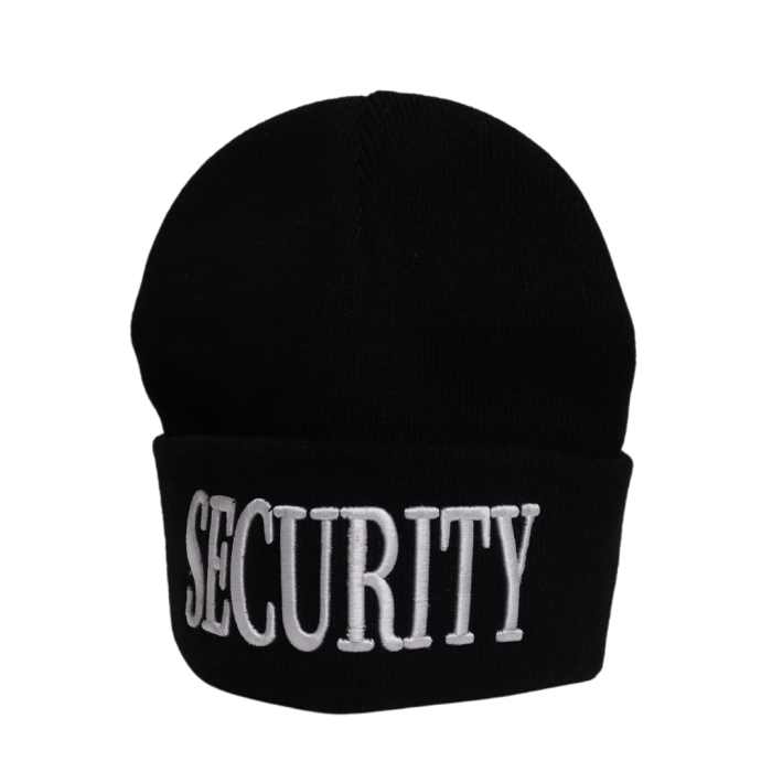 Beanie with Security ID Black