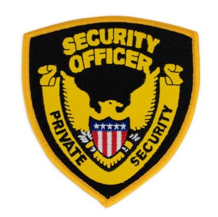 Five Star Shoulder Patch for Reflective Private Security Officer