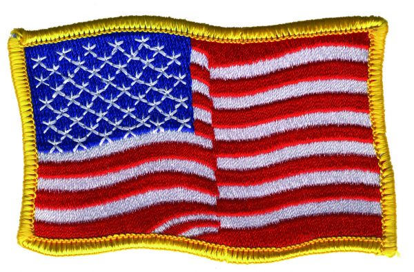 Wavy American Shoulder Emblem