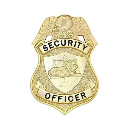 Command respect and authority with a distinguished Security Officer Badge