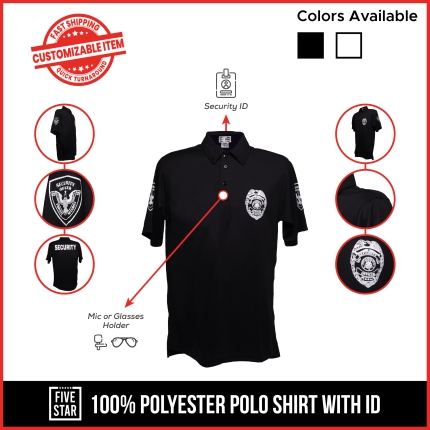 Polyester Polo Shirt With ID