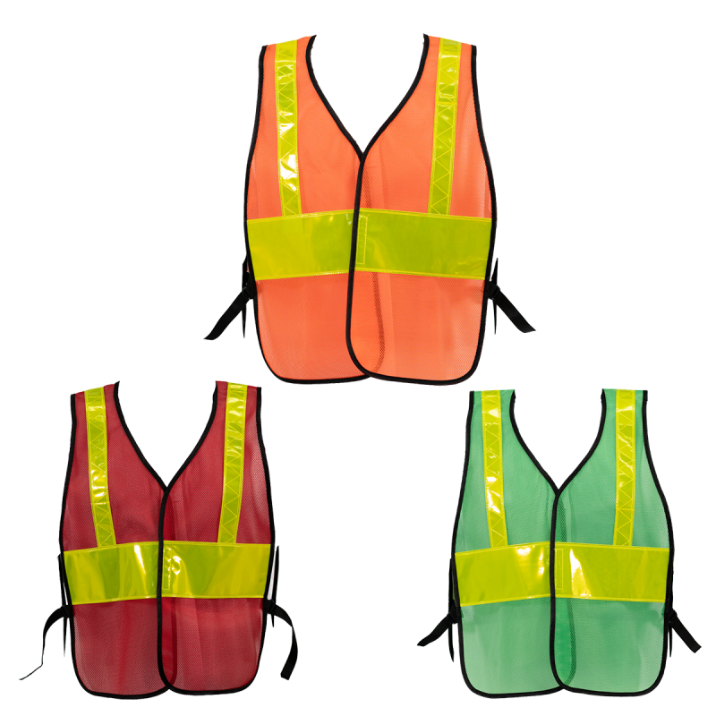 Pro Uniform Reflective Vest Green,Orange,Red