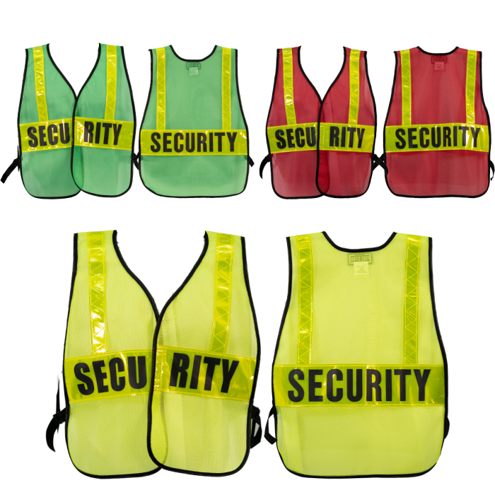 Plain-Reflective-Vest-with Security ID