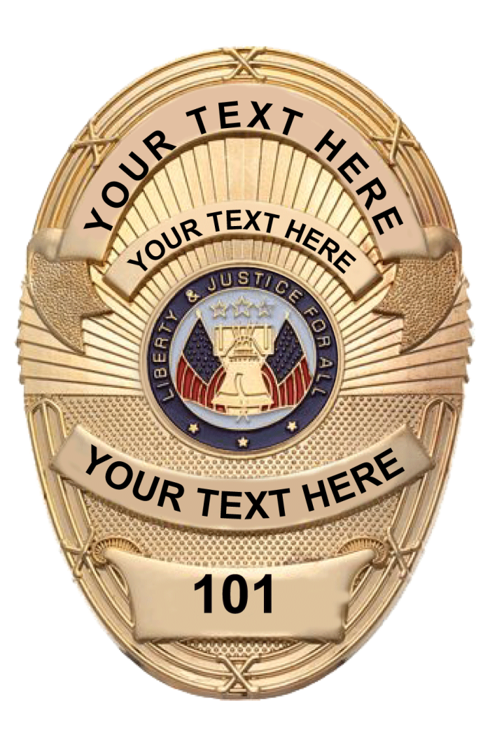 RPB01G Security Officer Badge