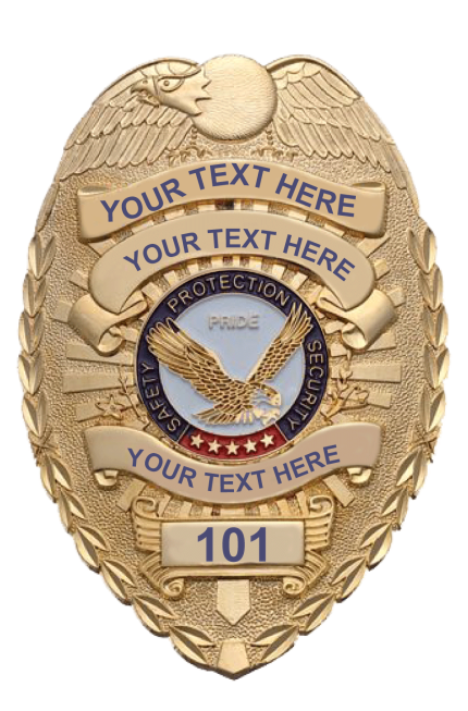 RPB06G Security Officer Badge