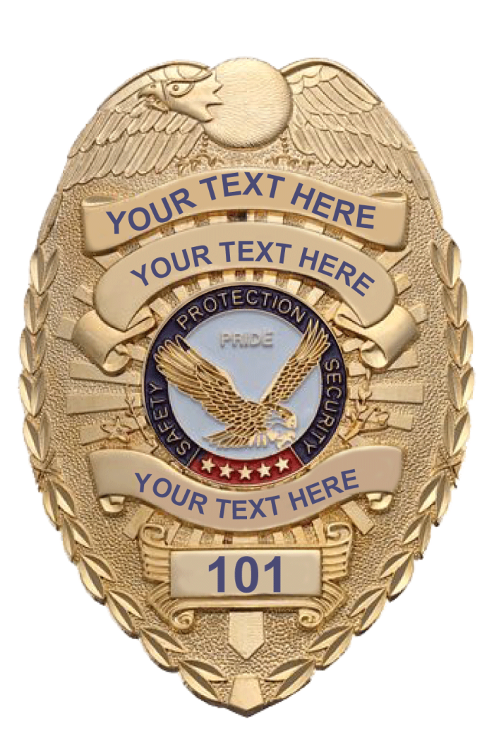 RPB06G Security Officer Badge