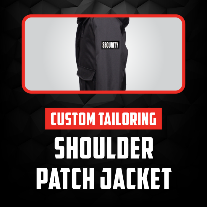 Tailoring Shoulder Patch Jacket