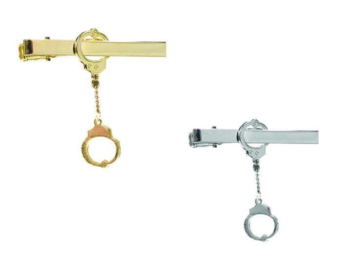 FIVE STAR HANDCUFF TIE CLIP