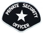 Private Security Officer Badges (Black)