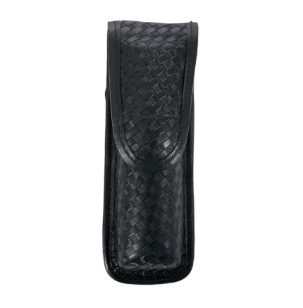 BASKET WEAVE SYNTHETIC LEATHER LARGE PEPPER SPRAY HOLDER