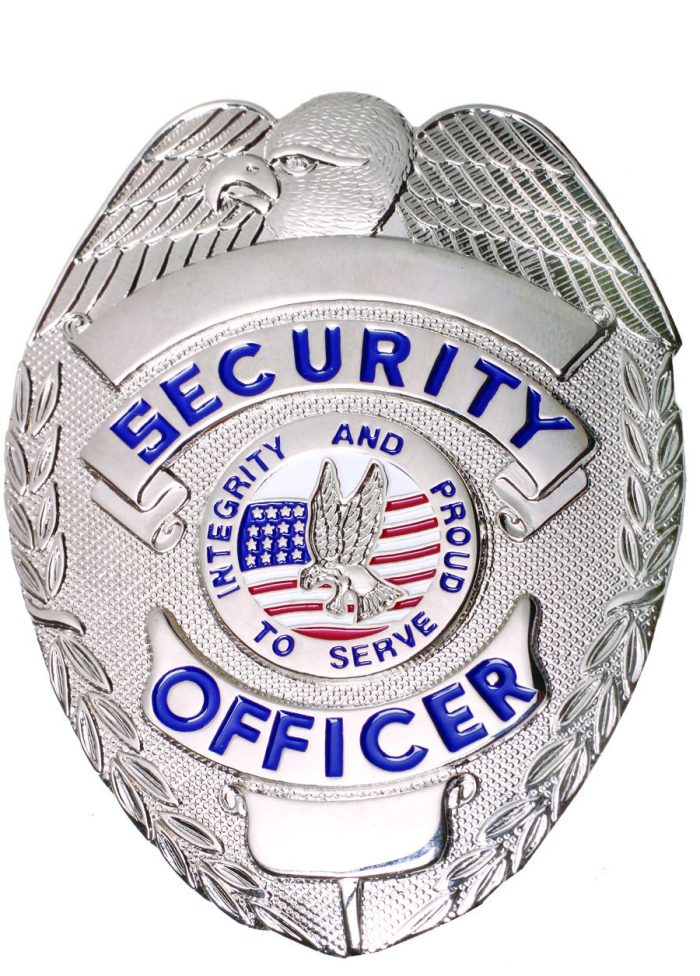 Security Private Officer Badge