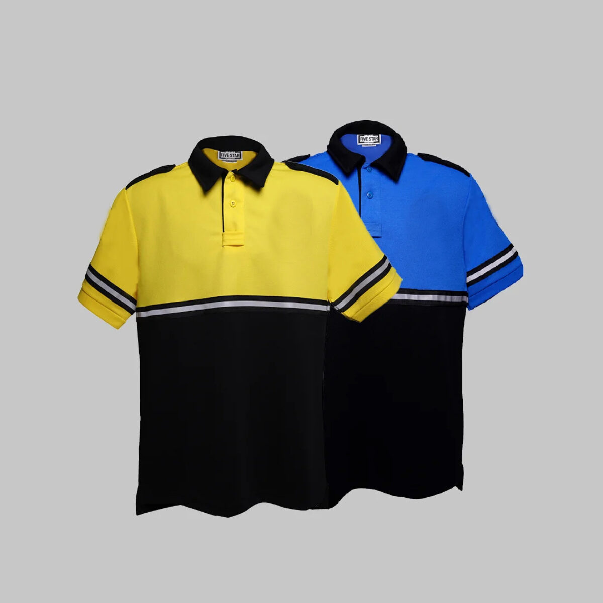 Polo Shirt — Blue Stars