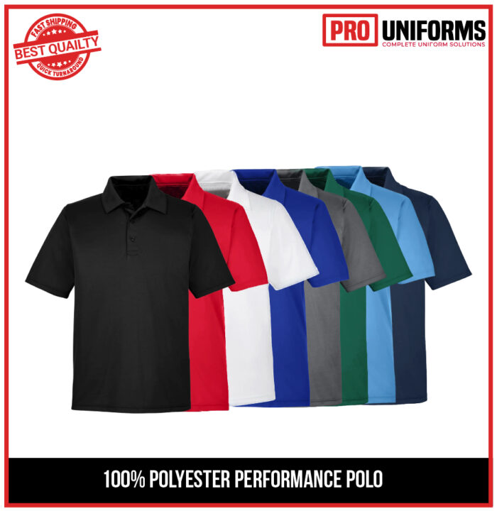 Polyester Performance Polo Shirts