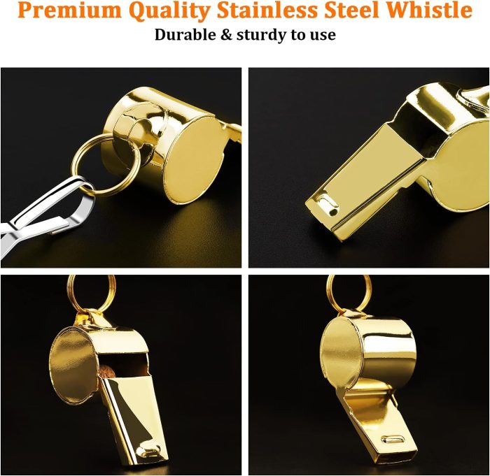 Premium Whistle Metal Golden Whistle