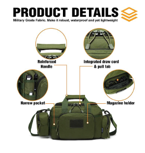 Tactical Military Pistol Green Bags