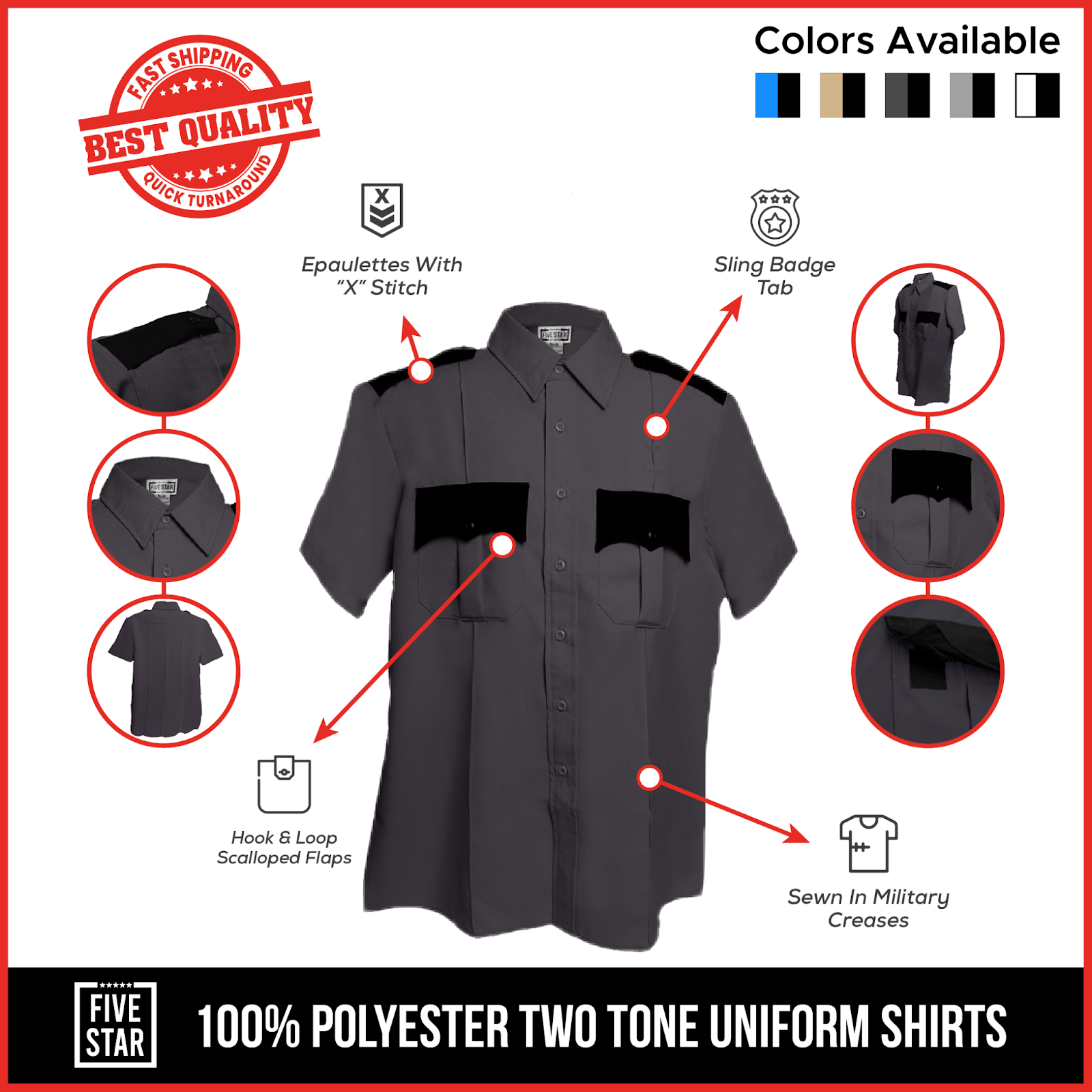 The benefits of custom security uniforms: 