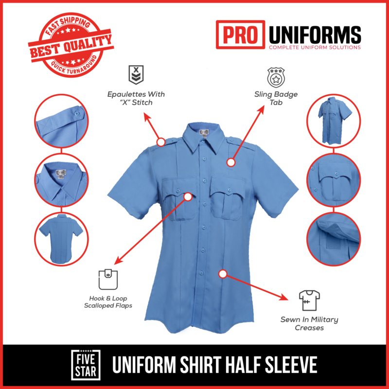 Sleeve Uniform Shirt