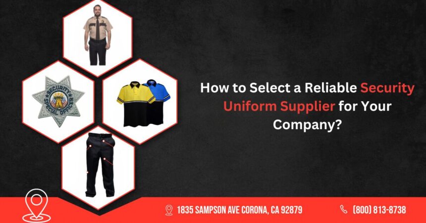 Select the Best Security Uniform Supplier