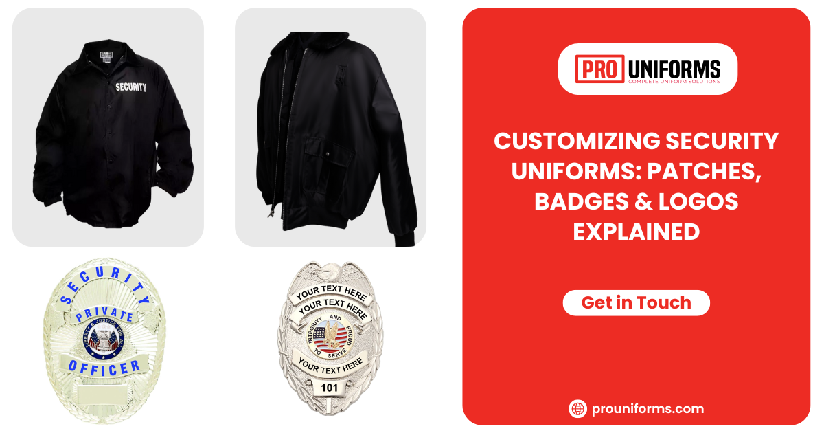Customize security uniforms