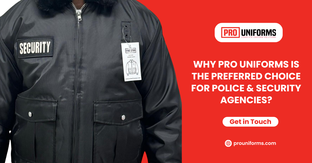 order bulk security uniforms and accessories